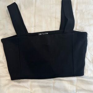 Zara Square Neck Crop Top